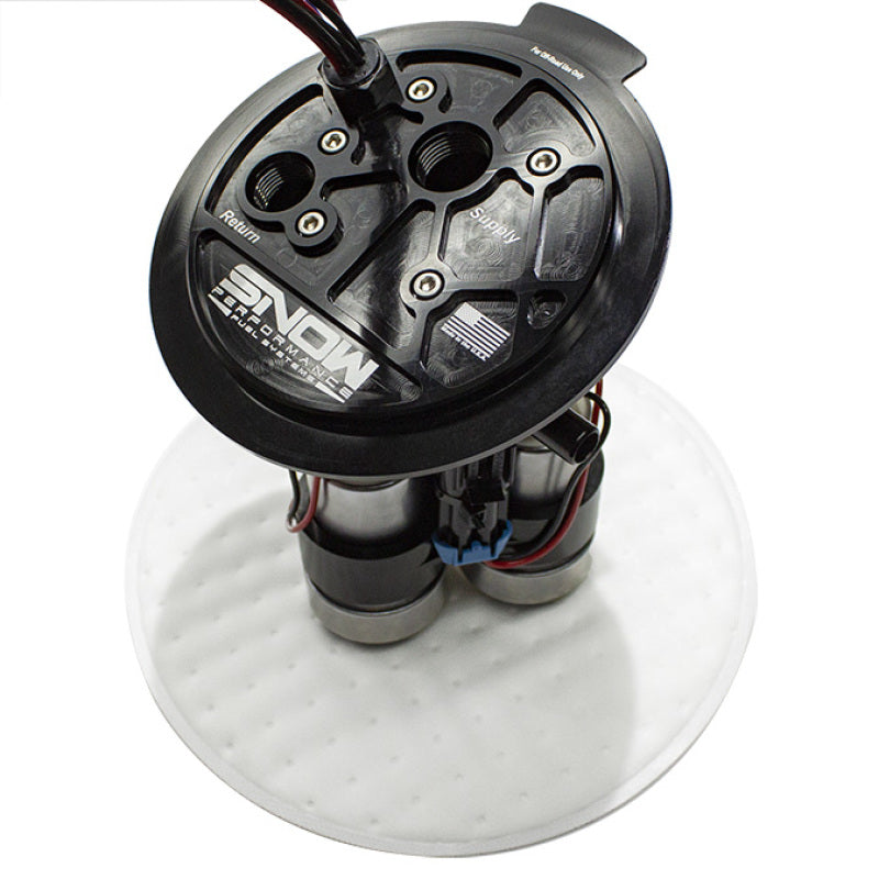 Snow 2015+ Dodge Hellcat/Demon/Redeye Standard Version Fuel Hat - Dual Pump - Snow Performance SNF-52400