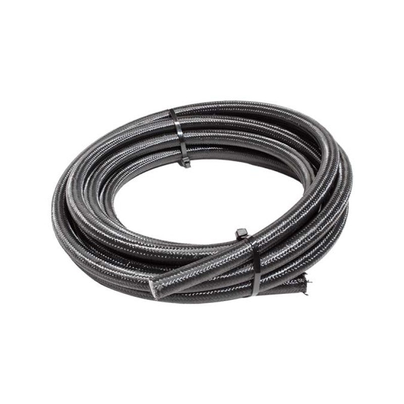 Snow 8AN Braided Stainless PTFE Hose - 15ft (Black) - Snow Performance SNF-60815B