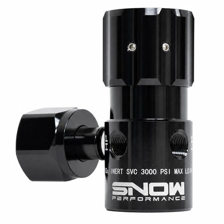 Snow Performance Dual Outlet Adjustable (0-475 PSI) 1/8npt Outlet CO2 Regulator - Snow Performance SNO-354