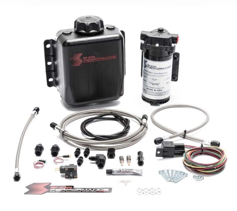Snow Performance Stg 1 Boost Cooler Water Injection Kit TD (w/SS Braided Line & 4AN Fittings) - Black Ops Auto Works