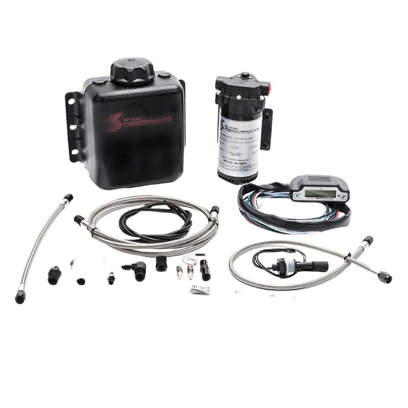 Snow Performance Stg 3 Boost Cooler EFI 2D MAP Prog. Water Injection Kit (SS Braided Line & 4AN) - Black Ops Auto Works