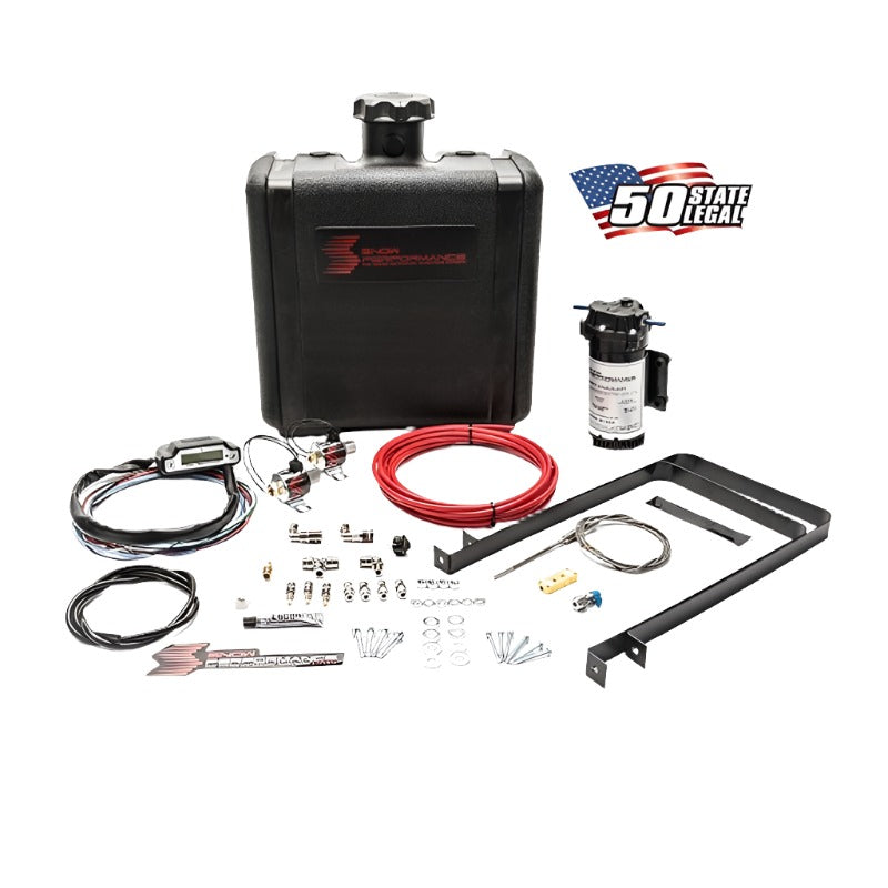 Snow Performance Stg 3 Boost Cooler Water Injection Kit TD (Red Hi-Temp Tubing and Quick Fittings) - Black Ops Auto Works
