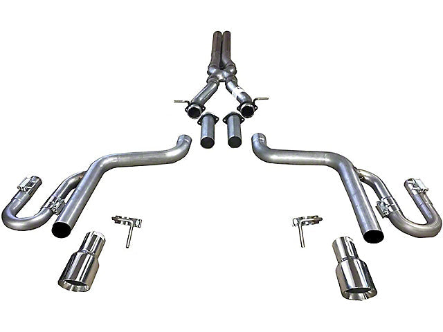 15-23 6.2L HEMI Charger Solo Performance Street Race Cat-Back Exhaust with Polished Tips - Black Ops Auto Works