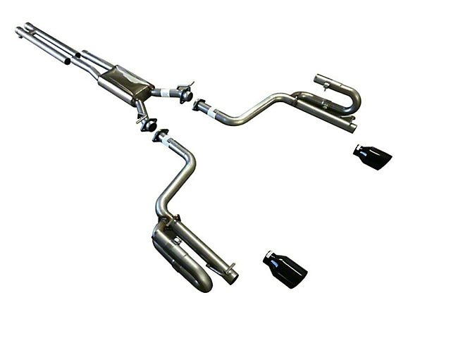 2015-23 Dodge Charger Solo Performance Super Track Pack Cat-Back Exhaust with Black Tips, primary product view