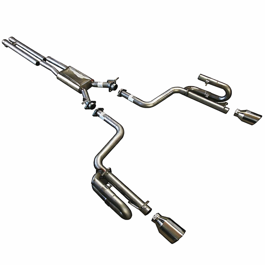 2015-23 Dodge Charger Solo Performance Super Track Pack V6 Mach Cat-Back Exhaust, primary product view