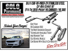 Load image into Gallery viewer, MACH-XV Catback Exhaust Kit 2015-2022 Dodge Charger Chrysler 300 SXT V6, included components overview