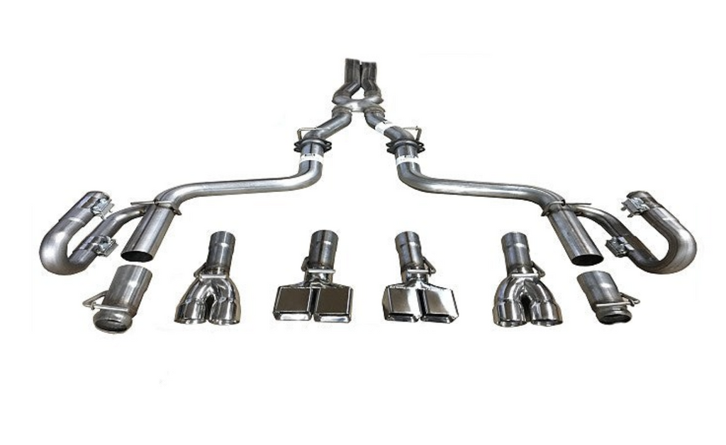 Street-Race Cat back Exhaust Kits 2008-2014 V8 Challenger SRT8, primary product view
