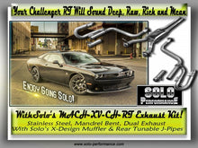 Load image into Gallery viewer, Mach XV-CH-RT Dual Cat Back Exhaust Kit 2015-Present V8 R/T Challenger 5.7 Hemi, exhaust component detail