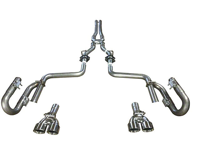 Solo Performance Street Race Cat-Back Exhaust V6 Challenger, exhaust component detail