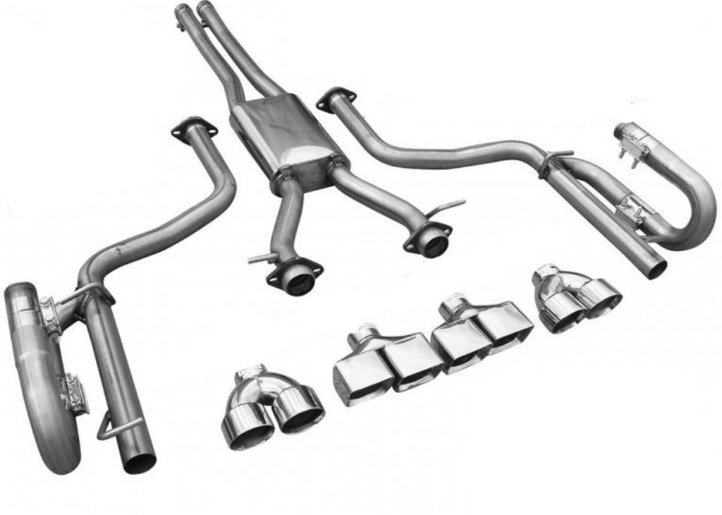Mach XV-CH Cat Back Dual Exhaust Kit 2015-2022 Dodge Challenger SXT V6, primary product view