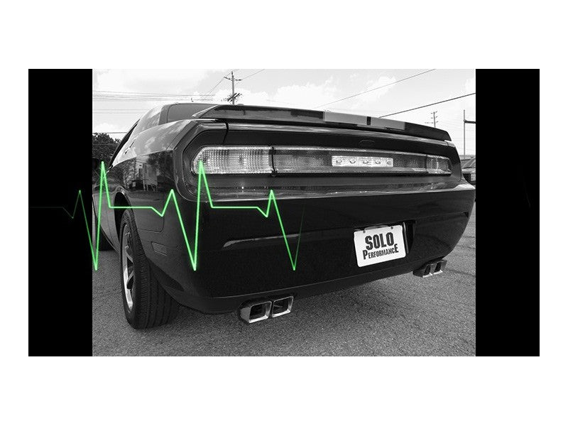 MACH-X-V6-CH Cat Back Exhaust 2009-2014 Dodge Challenger 3.5L/3.6L - Solo Performance 991164SL