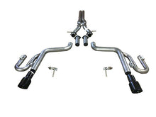 Load image into Gallery viewer, Solo Performance 6.4L HEMI Charger Street Race Cat-Back Exhaust with Black Tips, primary product view
