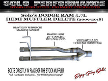 Load image into Gallery viewer, Solo Performance Muffler Delete Dodge Ram 1500 5.7L Hemi (09-18), alternate product view