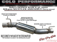 Load image into Gallery viewer, Solo Performance MR400 Muffler Delete w/ Resonator Ram 2500 6.4L 2014-2019, alternate product view