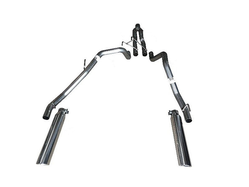 Solo Performance Street-Race Dual Catback Exhaust System Ram 1500 5.7L 2009-2018, primary product view