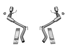 Load image into Gallery viewer, Solo Performance Axle-Back Exhaust System (Black Tips) Ford Mustang Ecoboost 2015-2022, primary product view