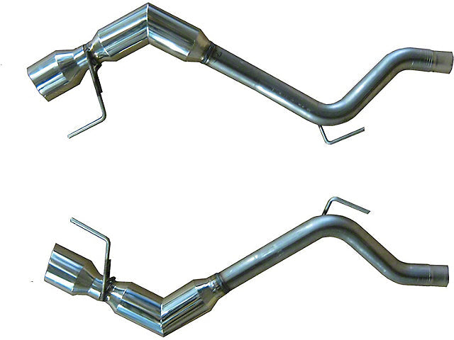 Solo Performance Axle-Back Exhaust with Polished Tips Ford Mustang Ecoboost Fastback, primary product view