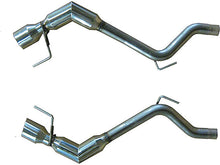 Load image into Gallery viewer, Solo Performance Axle-Back Exhaust with Polished Tips Ford Mustang Ecoboost Fastback, primary product view