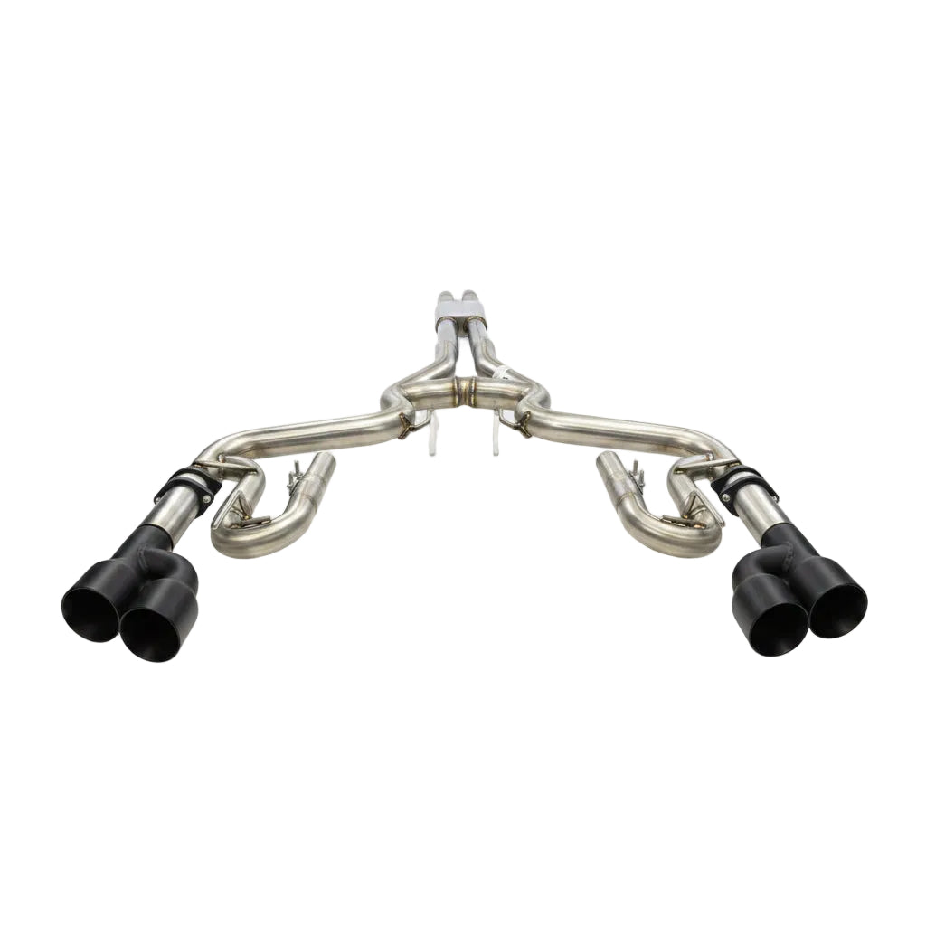 Solo Performance Mach-XVIII Exhaust System (Black Tips) Ford Mustang GT 2018+, primary product view