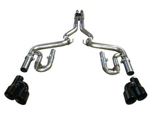 Load image into Gallery viewer, Solo Performance Mach Thunder Cat-Back Exhaust System Black Tips Ford Mustang GT Fastback 2018+, primary product view