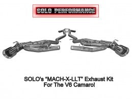 MACH-X-LLT with J-Pipes CAT Back Exhaust Kit Camaro 2010-2015, alternate product view