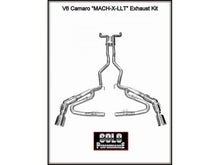 Load image into Gallery viewer, MACH-X-LLT with J-Pipes CAT Back Exhaust Kit Camaro 2010-2015, exhaust component detail