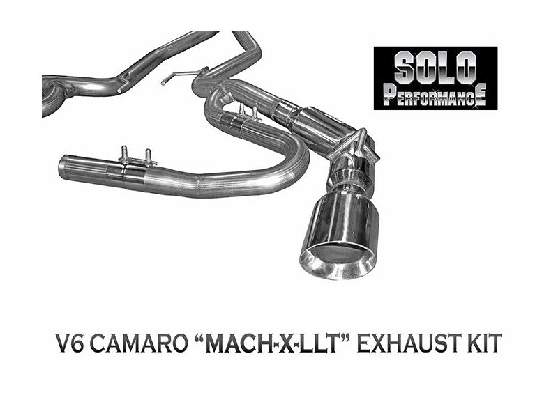 MACH-X-LLT with J-Pipes CAT Back Exhaust Kit Camaro 2010-2015, included components overview
