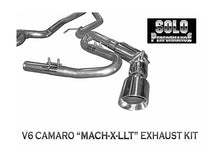 Load image into Gallery viewer, MACH-X-LLT with J-Pipes CAT Back Exhaust Kit Camaro 2010-2015, included components overview