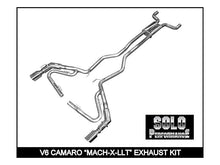 Load image into Gallery viewer, MACH-X-LLT with J-Pipes CAT Back Exhaust Kit Camaro 2010-2015, additional product angle