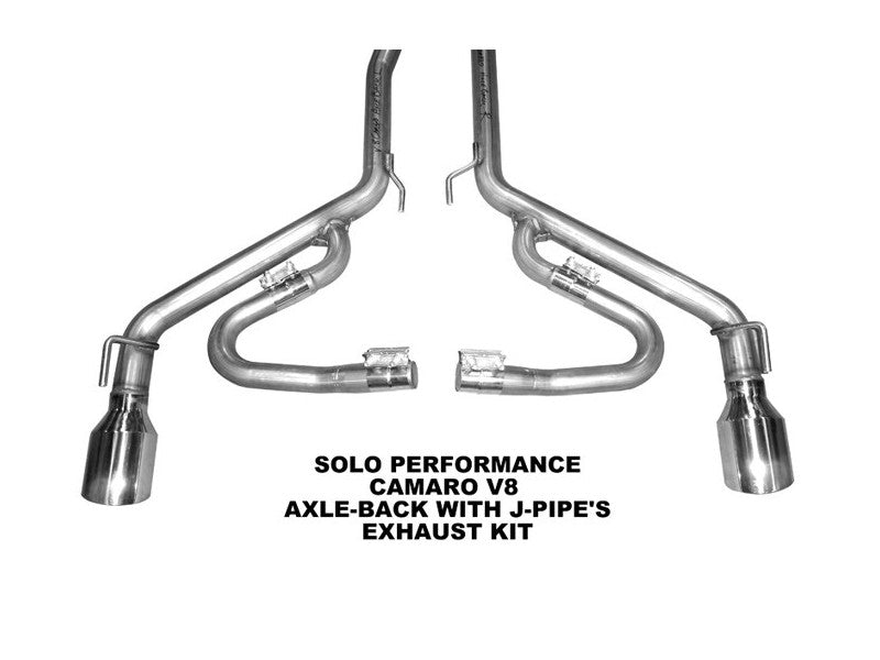 Axle-Back with J-Pipes Exhaust Camaro Coupe/Auto & Manual 2010-2015, alternate product view
