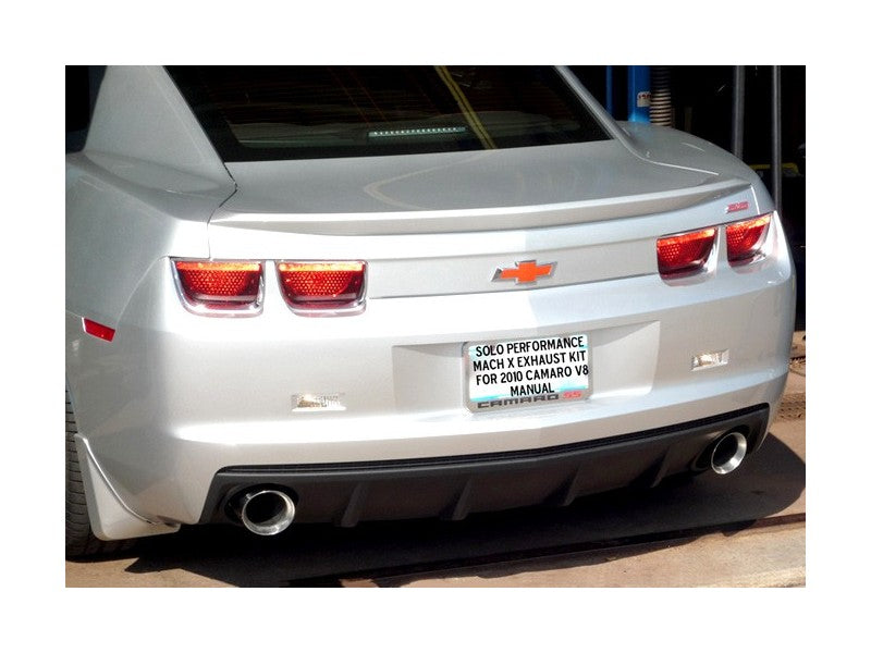 MACH-X Cat Back Exhaust Kit Camaro LS3 Manual 2010-2015, included components overview