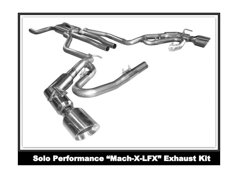 MACH-X-LFX with J-Pipes CAT Back Exhaust Kit Camaro Coupe & Convertible 2012-2015, alternate product view