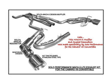 Load image into Gallery viewer, MACH-X-LFX with J-Pipes CAT Back Exhaust Kit Camaro Coupe &amp; Convertible 2012-2015, included components overview