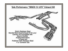 Load image into Gallery viewer, MACH-X-LFX with J-Pipes CAT Back Exhaust Kit Camaro Coupe &amp; Convertible 2012-2015, additional product view 6