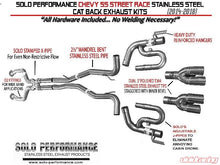 Load image into Gallery viewer, Solo Performance Street-Race-XF Exhaust Kit w/ Standard Tips Chevrolet SS 2014-2018, alternate product view