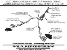 Load image into Gallery viewer, 2014-2018 Chevy Silverado, GMC, V8 5.3L MACH-40 Cat Back Dual Exhaust Kit, alternate product view