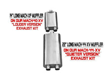 Load image into Gallery viewer, 2014-2018 Chevy Silverado, GMC, V8 5.3L MACH-44 Cat Back Dual Exhaust Kit, included components overview
