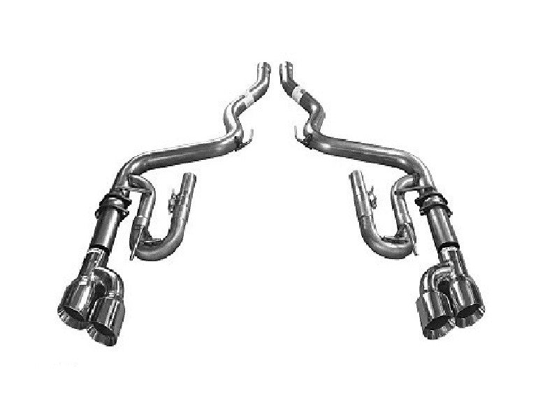 Solo Performance Axle-Back Exhaust System Ford Mustang GT 2018+ - Black Ops Auto Works