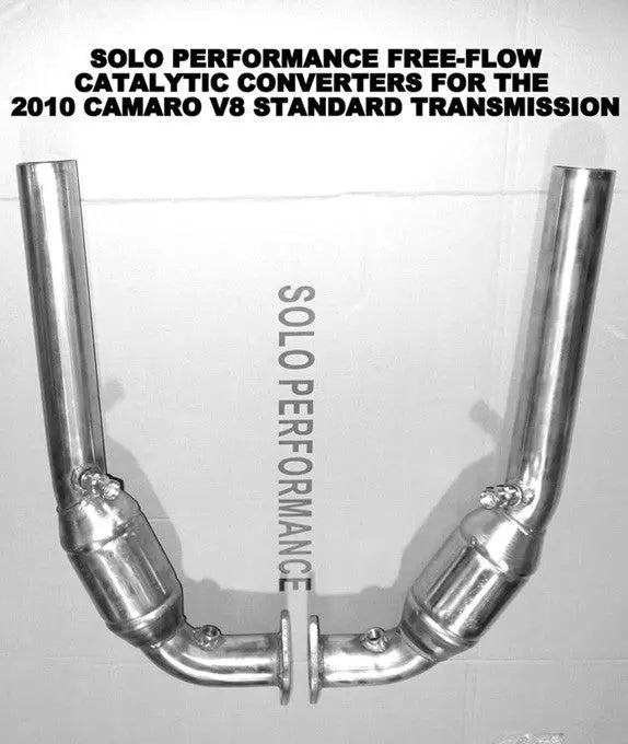 Solo Performance Ultra High Flow Converter Assembly Camaro LS3, alternate product view