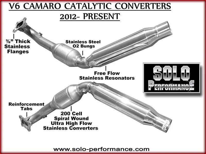 Camaro Ultra High Flow Conv. Assemb LFX Cats, alternate product view