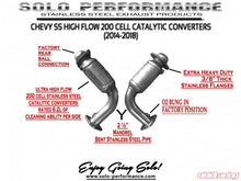 Load image into Gallery viewer, Solo Performance Ultra High Flow Converters Chevrolet SS 2014-2018, alternate product view
