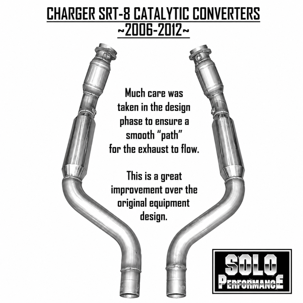 HighFlow Cat-Converters SRT8 Charger Chrysler 300 Dodge Magnum, alternate product view