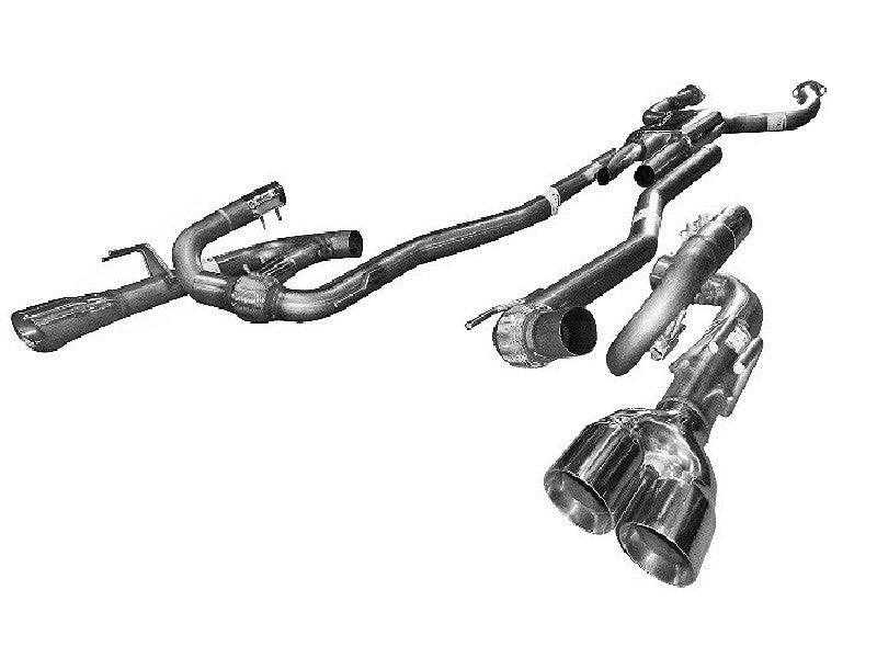 Solo Performance Mach-XF Exhaust Kit w/ Standard Dual Outlet Tips Chevrolet SS 2014-2018 - Black Ops Auto Works