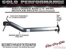 Load image into Gallery viewer, Solo Performance Muffler Delete Ram 1500 5.7L 2019-2020 - Black Ops Auto Works