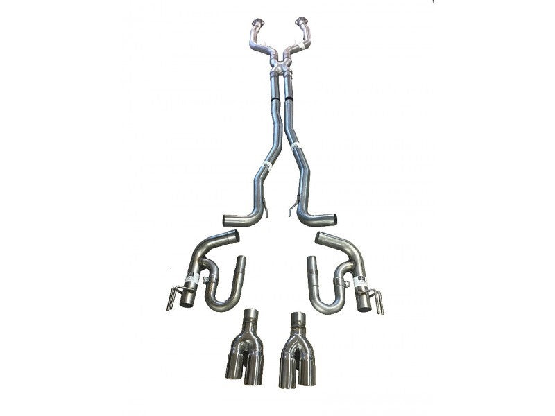 Solo Performance Street-Race-XF Exhaust Kit w/ Standard Tips Chevrolet SS 2014-2018 - Black Ops Auto Works