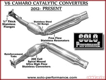 Load image into Gallery viewer, Solo Performance Ultra High Flow Converter Chevrolet Camaro V6 LFX 2012-2015 - Black Ops Auto Works