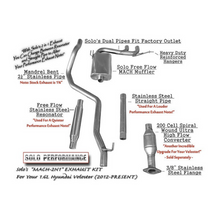 Load image into Gallery viewer, Solo Performance Catback Exhaust Hyundai Veloster 1.6 Turbo (11-15) [Mach 2-in-1], alternate product view