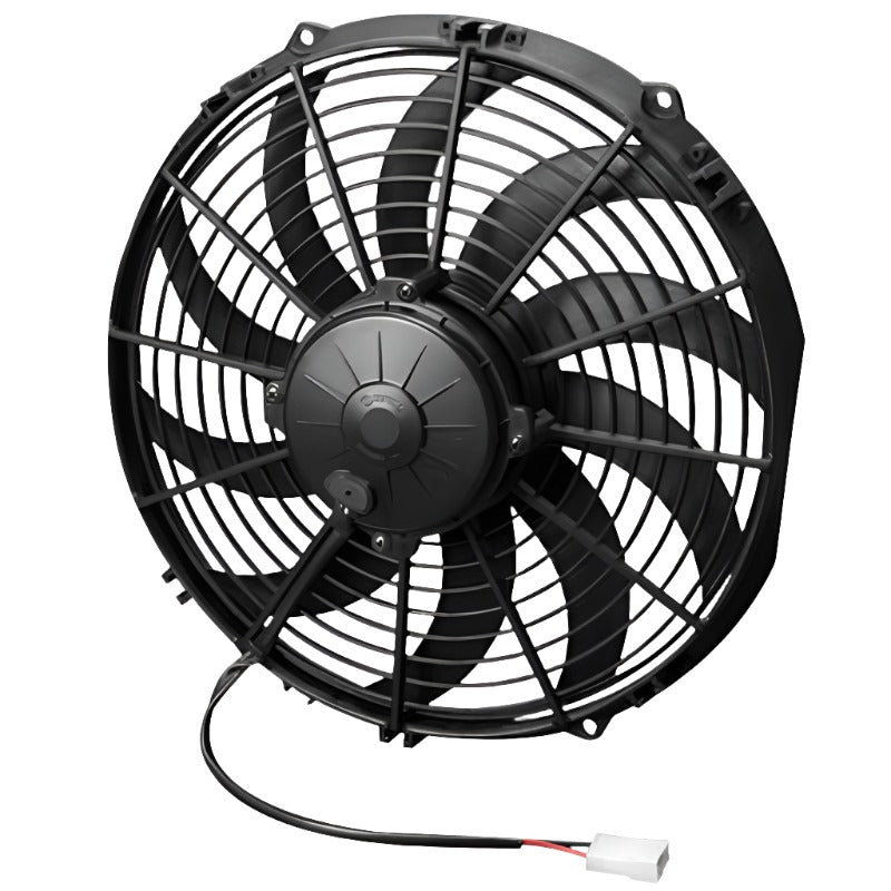 SPAL 1381 CFM 12in High Performance Fan - Push/Curved (VA10-AP70/LL-61S) - Black Ops Auto Works