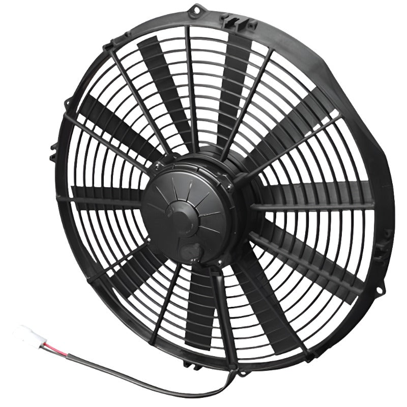 SPAL 1652 CFM 14in High Performance Fan - Push/Straight (VA08-AP71/LL-23MS) - Black Ops Auto Works