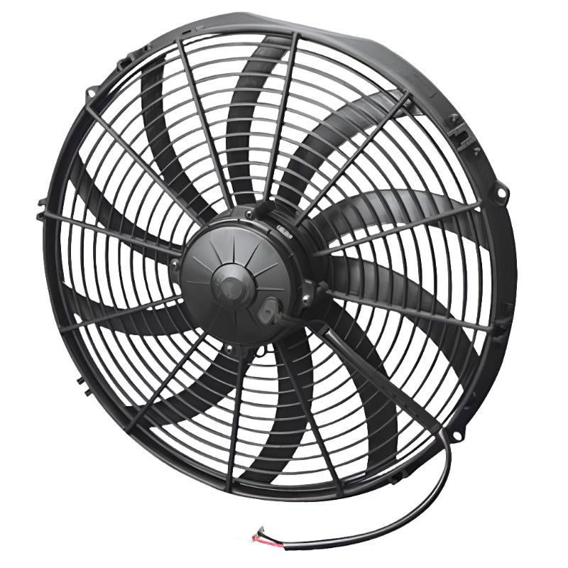 SPAL 1959 CFM 16in High Performance Fan - Push/Curved (VA18-AP71/LL-59S) - Black Ops Auto Works